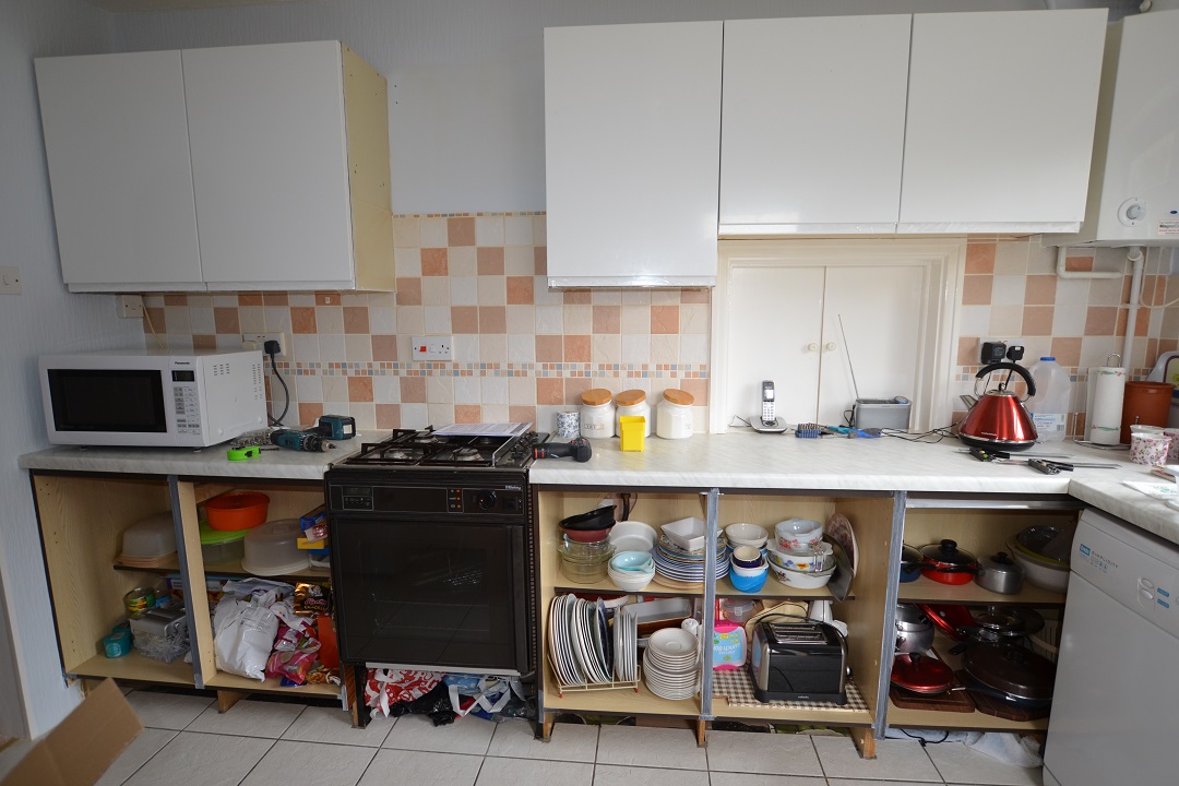 customers refurb kitchen with some doors replaced