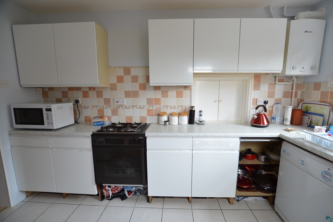 customers refurb kitchen with most doors replaced
