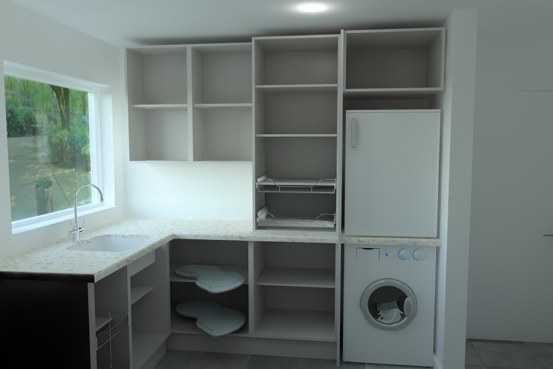 utility room refurb CAD option 2 int