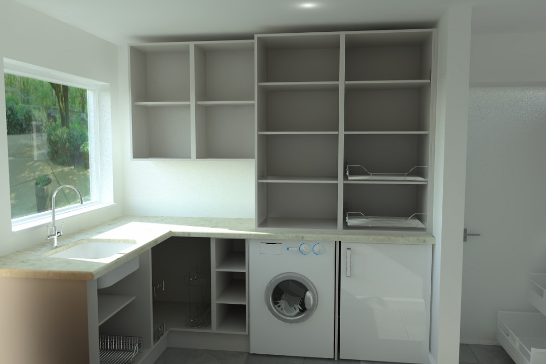 utility room refurb CAD option 3 int
