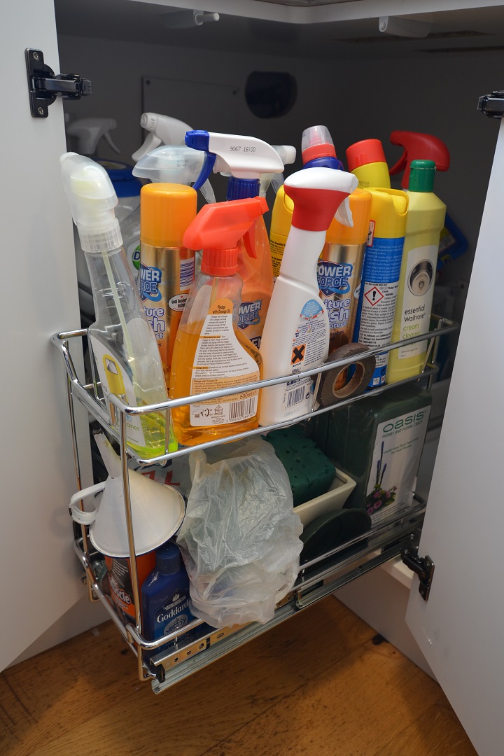 utility refurb corner baskets